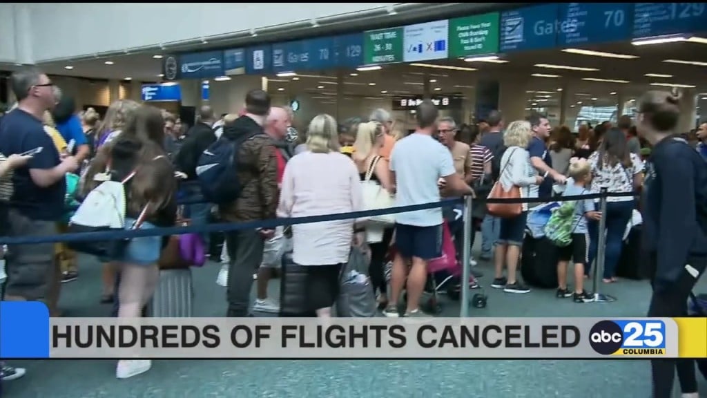 Hundreds Of Flights Canceled