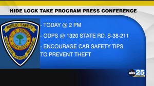 Orangeburg Department Of Public Safety Introduces Car Safety Program