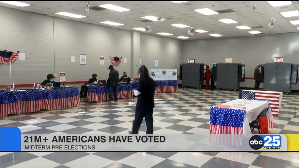 21 Million Americans Voted Early For Midterm Elections