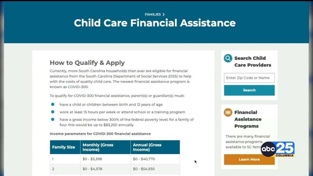 Dss Launches Online Portal To Help Families Apply For Child Care Financial Assistance