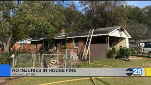 No Injuries In House Fire