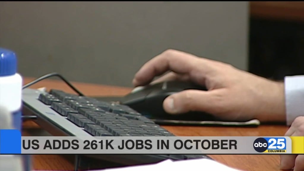 U.s. Adds 261,000 Jobs In October