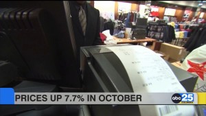 Prices Rise In October