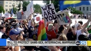 Bill To Protect Same Sex, Interracial Marriage