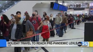 Tsa: Holiday Travel To Reach Pre Pandemic Levels