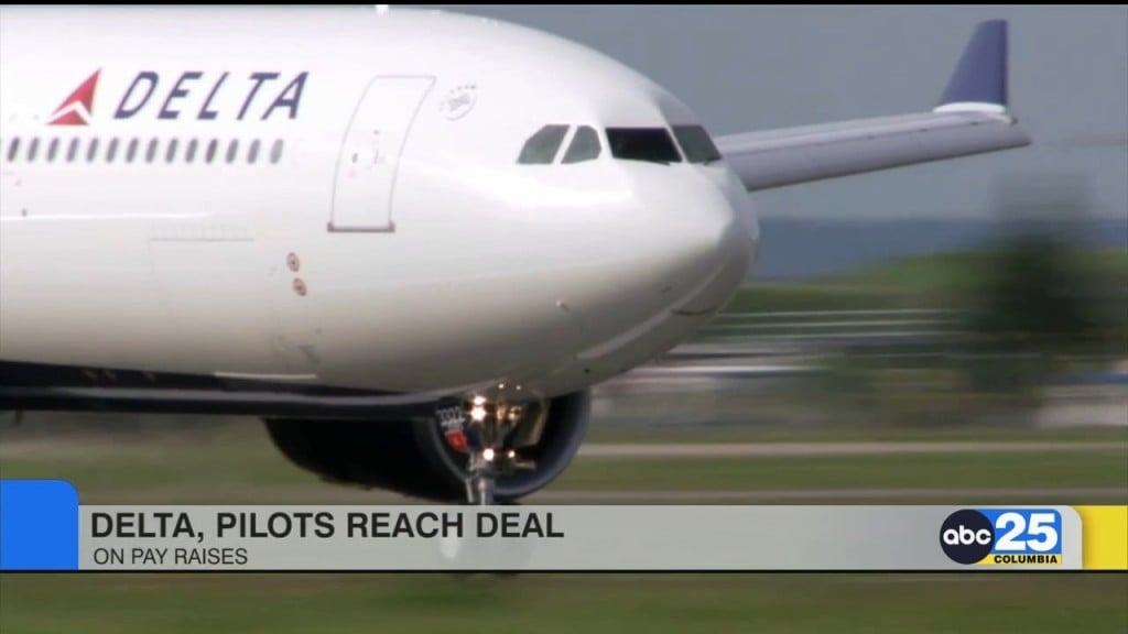 Delta, Pilots Reach Deal On Pay Raises