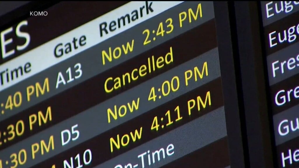 Flight Cancellations Expected Ahead Of Upcoming Severe Weather