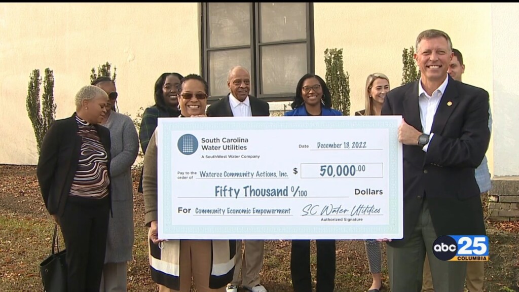 $50,000 Donation Presented To Water Community Actions