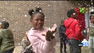Snow Day At Local Elementary School