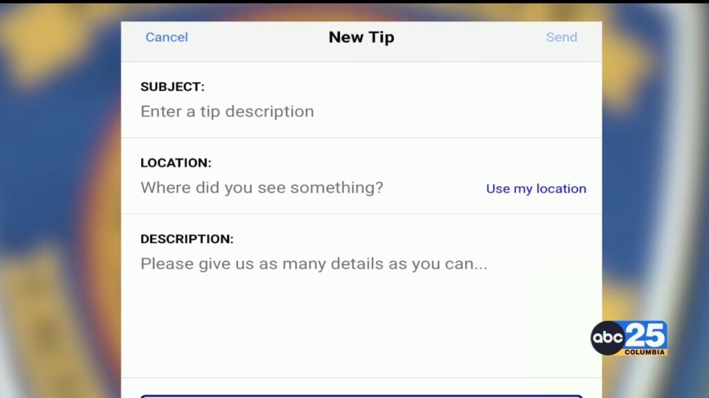 Orangeburg Dept. Of Public Safety Launches Tip411 App, Allows Anonymity From Users