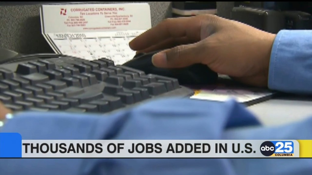 Thousands Of Jobs Added In U.s.