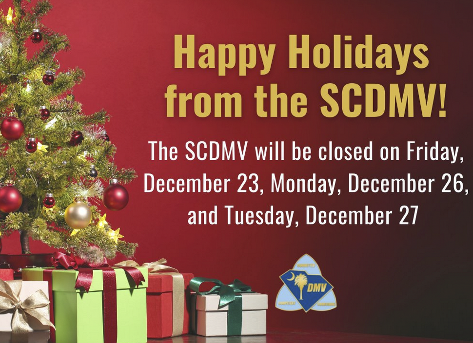 Scdmv Holiday Hours 2024 Athene Anabella