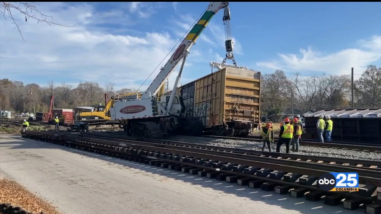 CSX freight train derails in Denmark, SC ABC Columbia