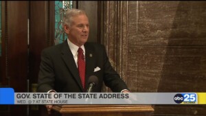 Gov. To Deliver State Of The State Address At House Tomorrow