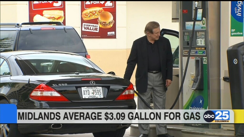 Midlands Average $3.09 Gallon For Gas