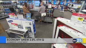 Economy Grew 2.9% In 4th Quarter