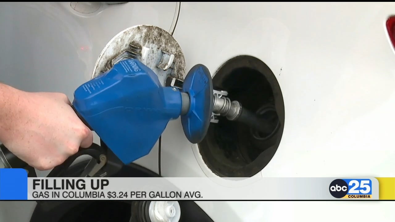 Gas prices in Columbia rise to 3.24/gallon average ABC Columbia