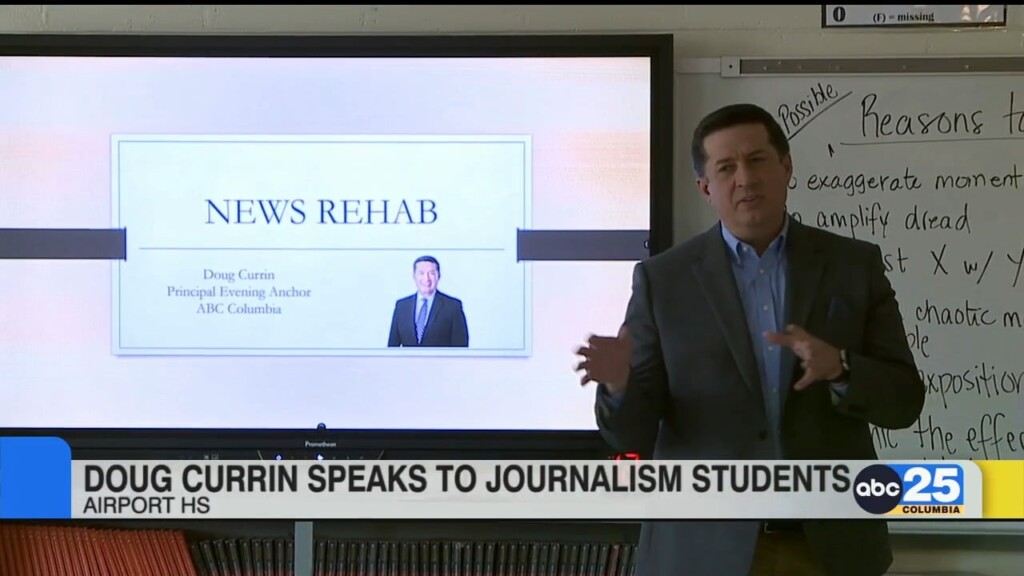 Doug Currin Speaks To Airport High School Journalism Students