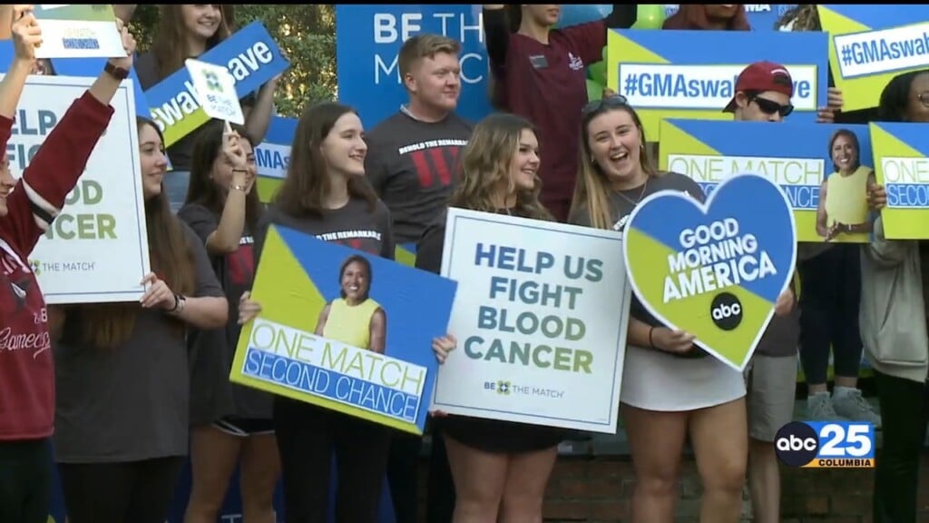 "good Morning America" Holds Bone Marrow Drive Honoring Robin Roberts, Usc Participates In Live Broadcast