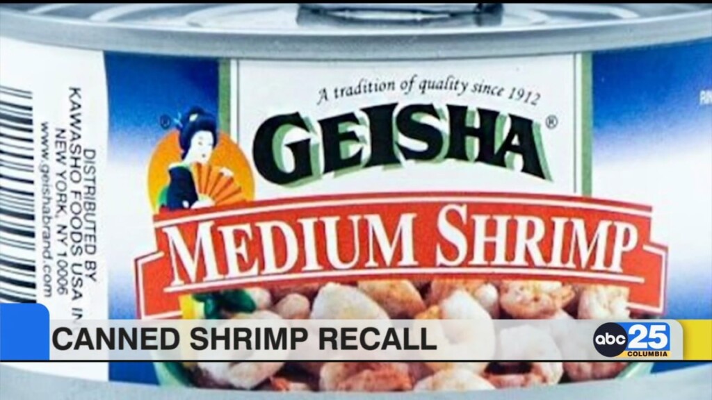 Canned Shrimp Recall