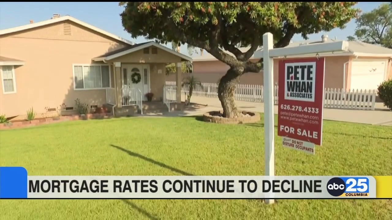 Mortgage rates continue to decline this week ABC Columbia