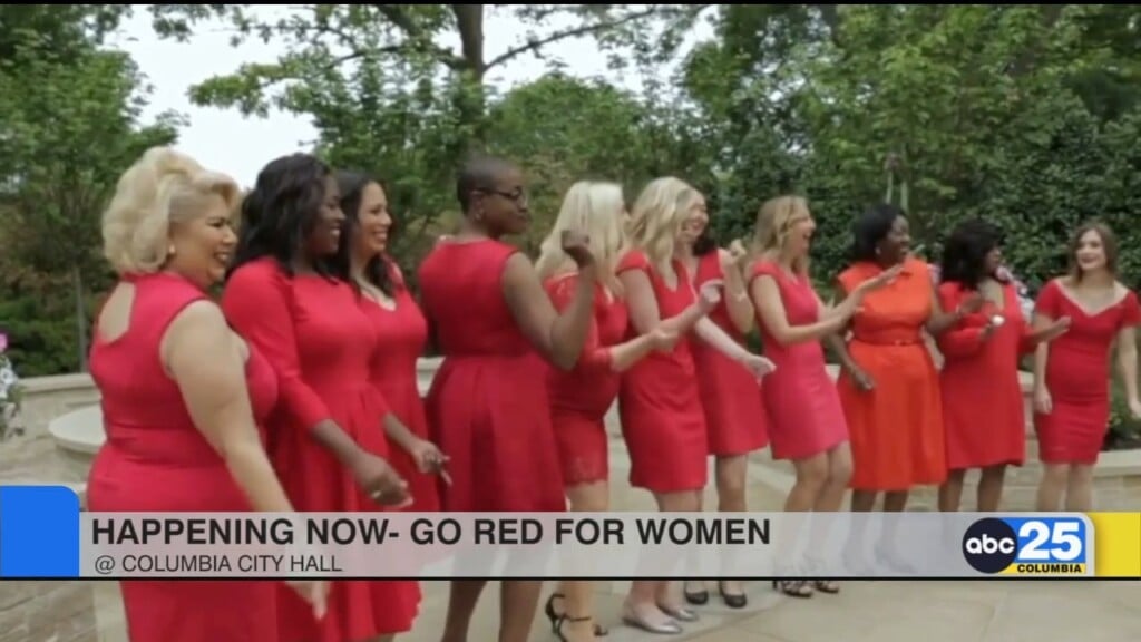Happening Now: Go Red For Women At Columbia City Hall