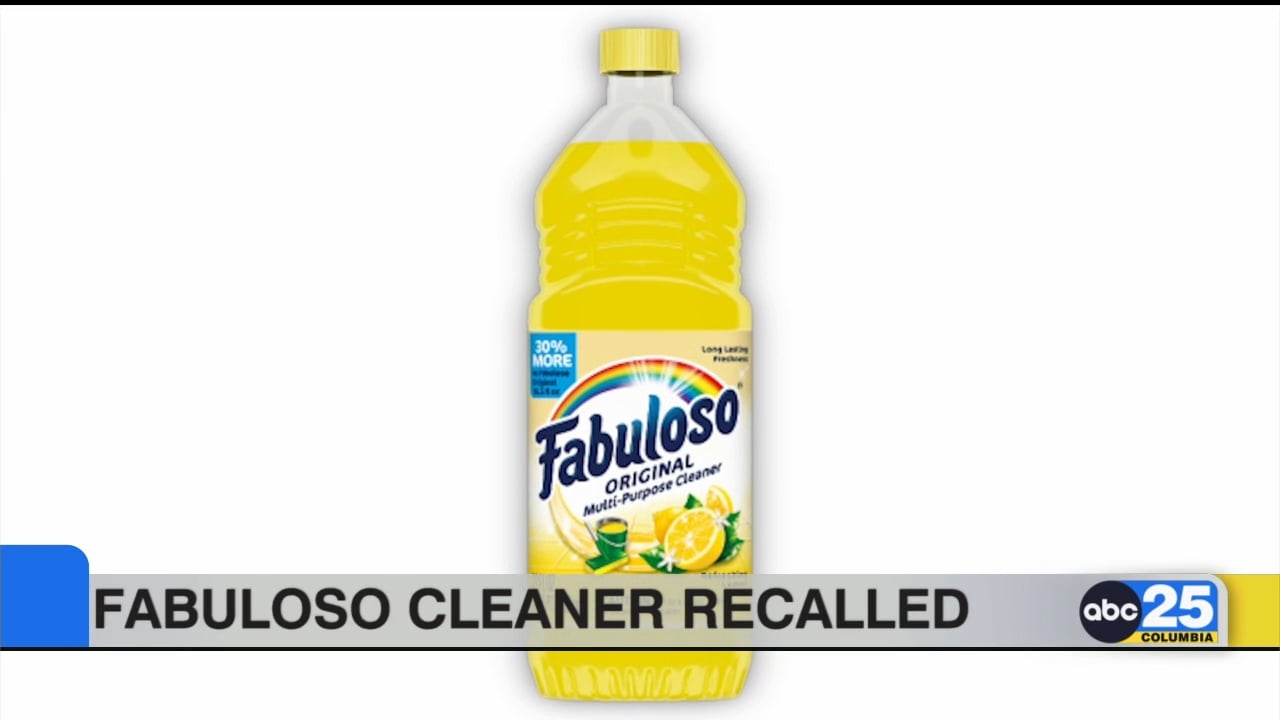 Fabuloso cleaner recalled ABC Columbia