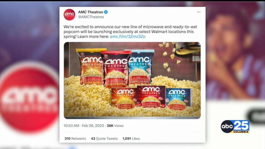 Amc Movie Theater Popcorn Available At Walmart