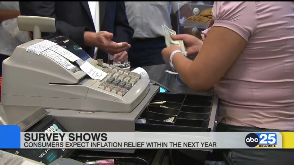 Survey Shows Consumers Expect Inflation Relief Within The Next Year