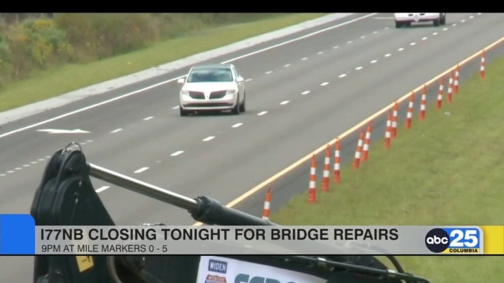 I 77 North Closing Tonight For Bridge Repairs