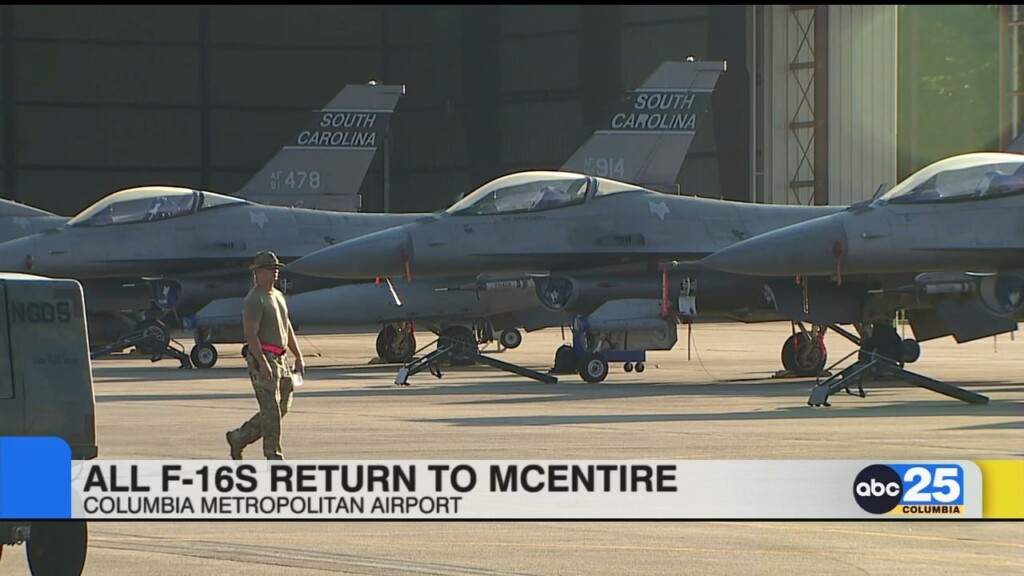 Sc Air National Guard Departs Columbia Metropolitan Airport