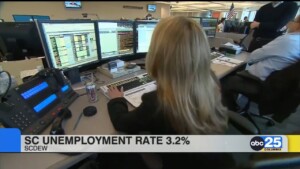 Dew: Sc Unemployment Rate 3.2%