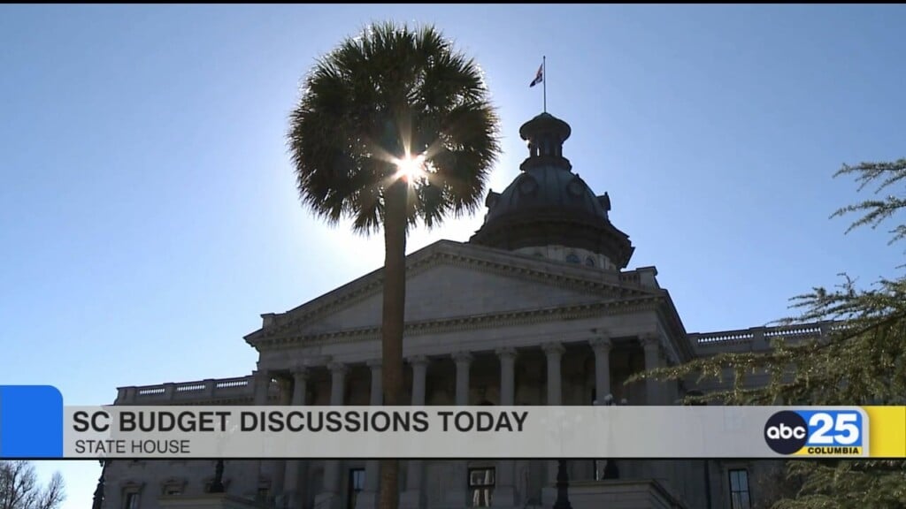 Sc Budget Discussions Underway At State House