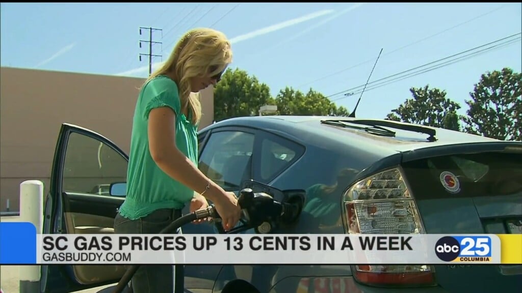 Gasbuddy: Sc Gas Prices Up 13cents In A Week