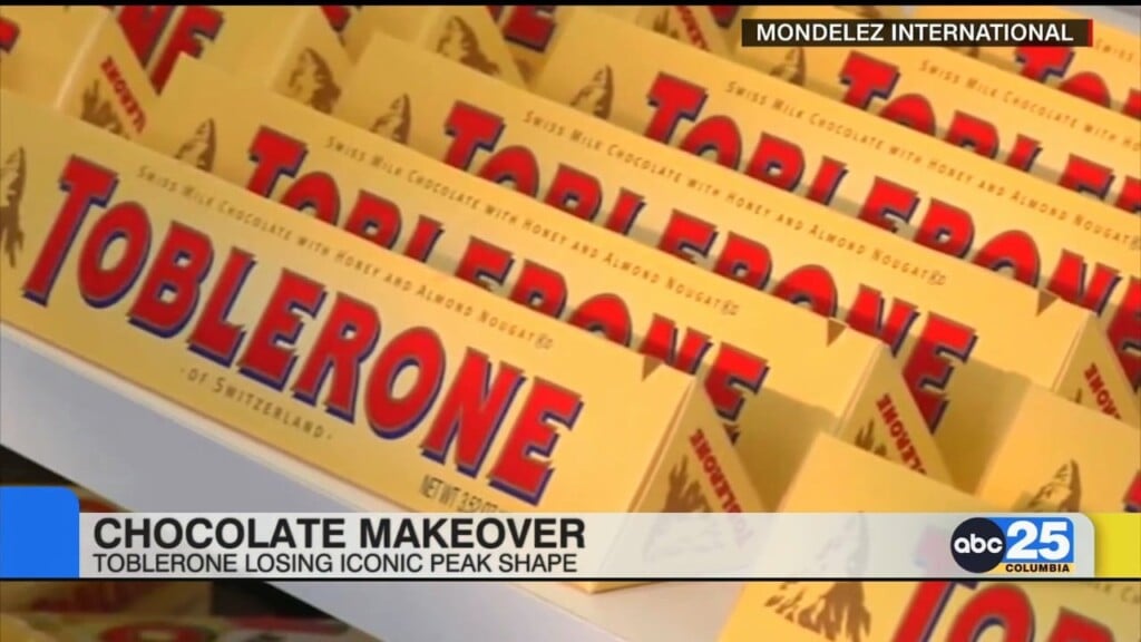 Toblerone Losing Iconic Peak Shape Design