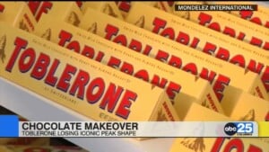 Toblerone Losing Iconic Peak Shape Design