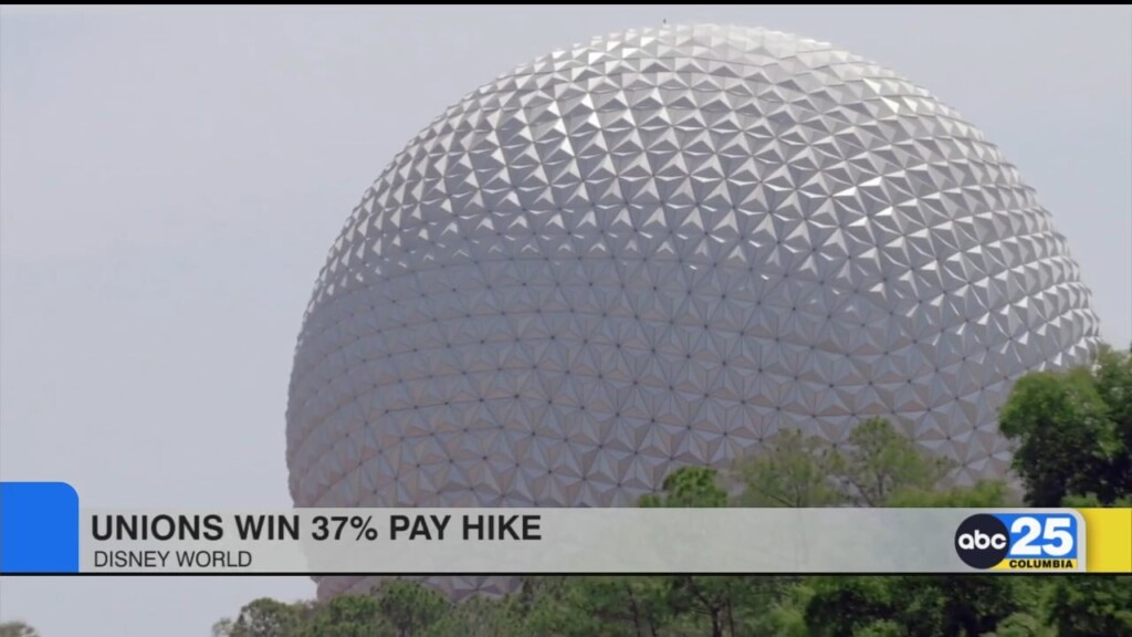 Disney World Unions Win 37% Pay Hike