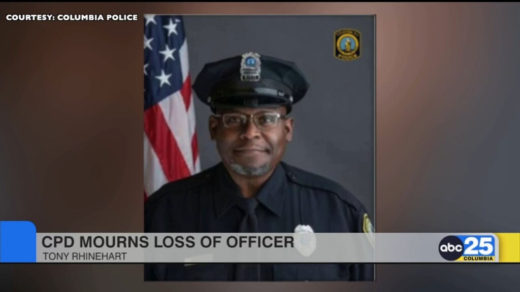Columbia Police Mourns Loss Of Officer Tony Rhinehart