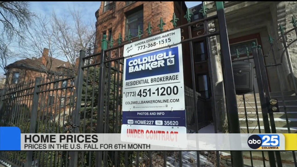 Home Prices In The U.s. Fall For 6th Month