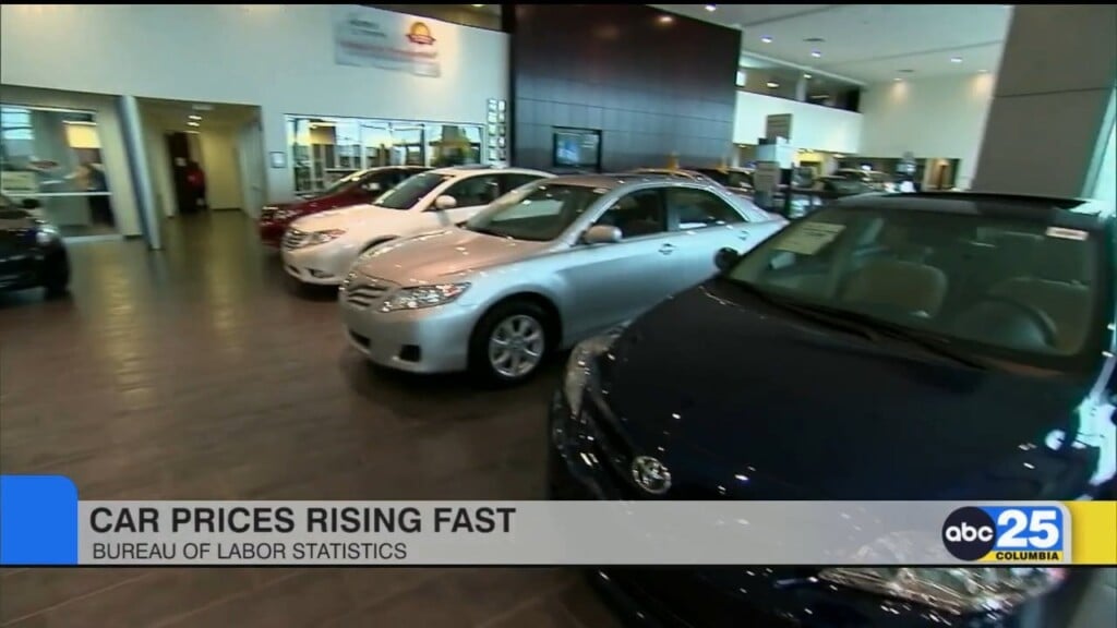 Bureau Of Labor Statistics: Car Prices Rising Fast