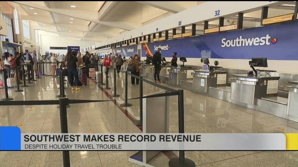 Southwest Makes Record Revenue Despite Holiday Travel Trouble