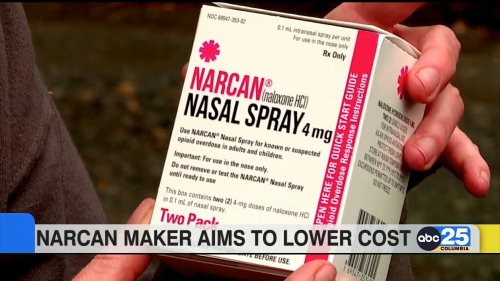Narcan Maker Aims To Lower Cost