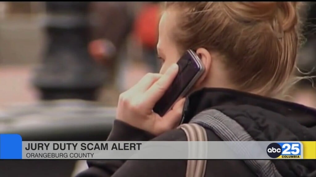 Orangeburg Sheriff Alerts Public On Jury Duty Phone Scam