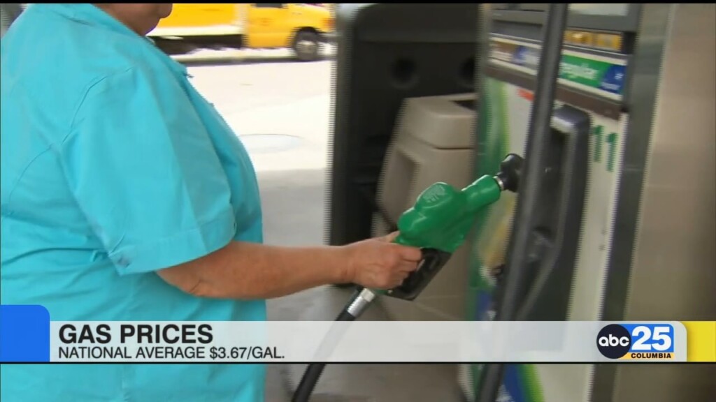 National Average Gas Prices Hit $3.67 A Gallon