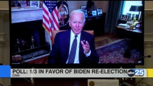 Cnn Poll: 1/3 In Favor Of Biden Re Election