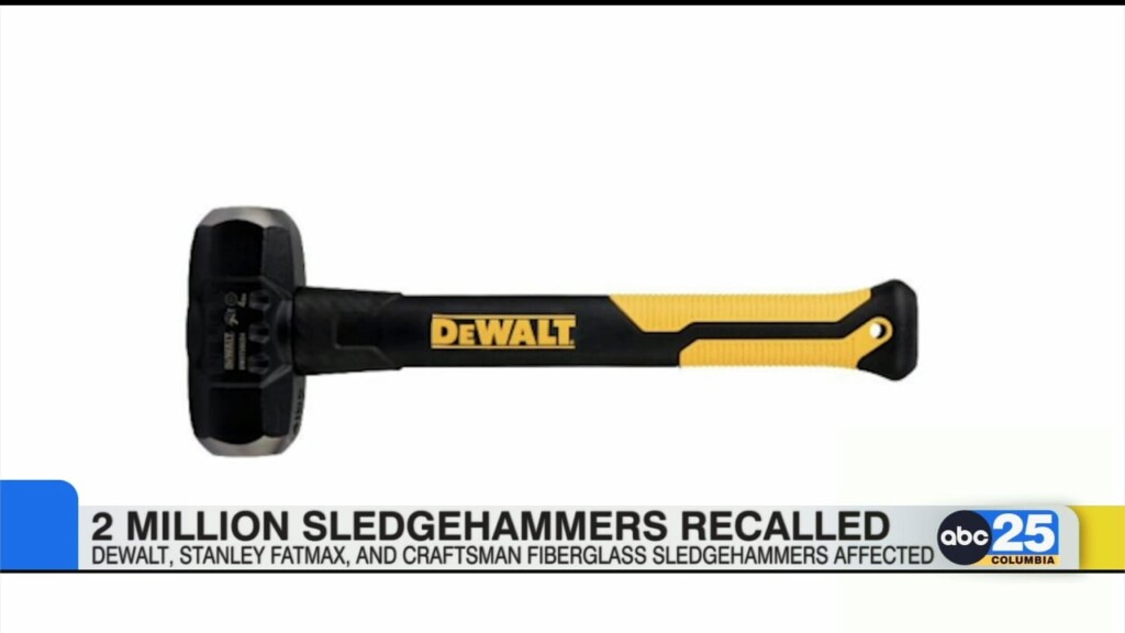 2 Million Sledgehammers Recalled