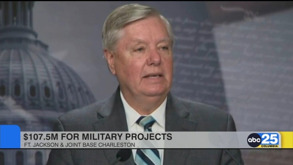 Senator Graham Requesting $107.5 Million For Sc Military Projects