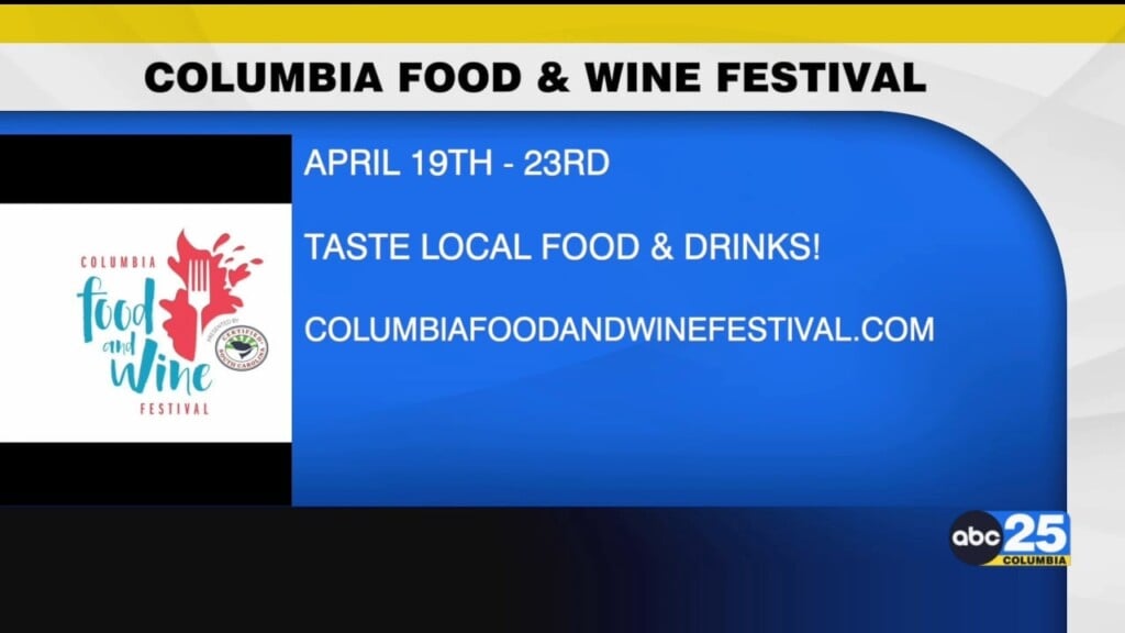 Midlands Events: Artist’s Vista, Columbia Food & Wine Festival