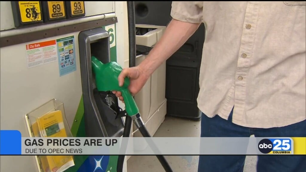 Gas Prices Are Up Due To Opec News