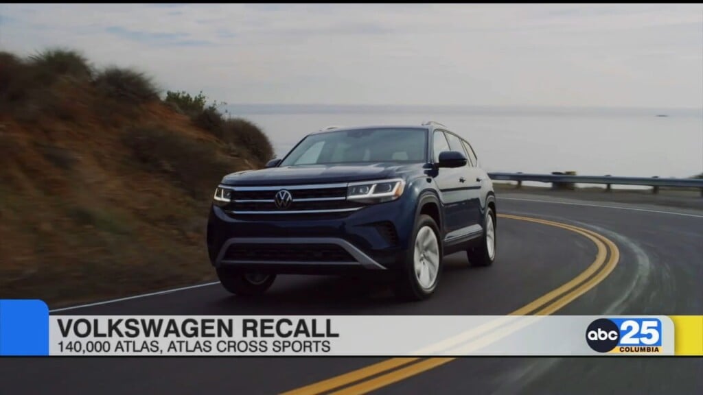 Volkswagen Recalls 140,000 Atlas Suvs For Air Bag Issues